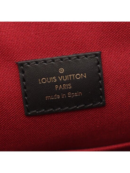 Louis Vuitton Backpack Montsouris NM PM Monogram Noir Canvas Leather main image 5